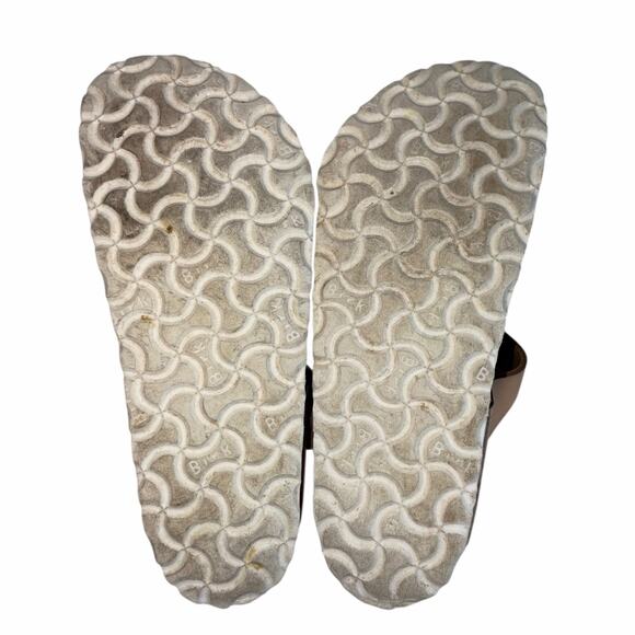 Birkenstock Gizeh Metallic Copper Soft Footbed Thong Sandal Wide 37 EU 6-6.5 US - Picture 12 of 16